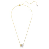 Swar*vski -Swan pendant Swan, White, Gold-tone plated-5714934